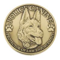 K9 Prayer Coin (ANTIQUE BRASS)